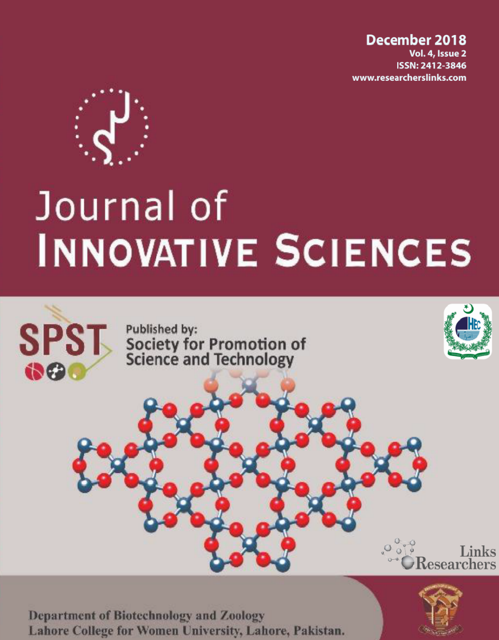 Journal of Innovative Sciences