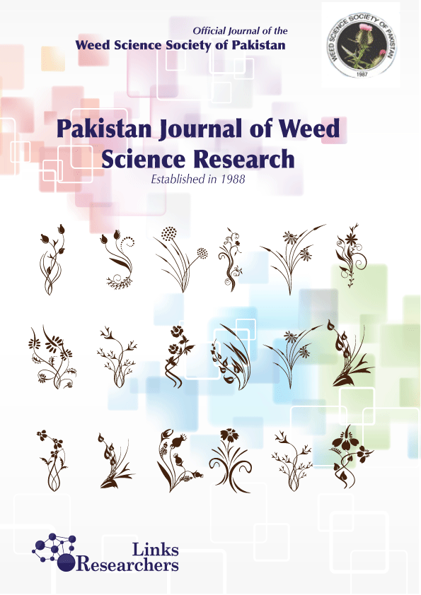 Pakistan Journal of Weed Science Research
