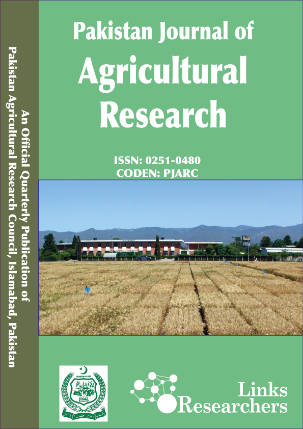 Pakistan Journal of Agricultural Research